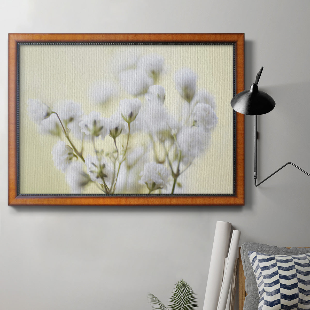 Baby's Breath Study IV Premium Framed Canvas- Ready to Hang