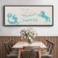 Mermaid Unicorn - Floater Framed Canvas Print