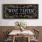 Wine Taster - Floater Framed Canvas Print