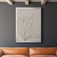 Neutral Lines I - Modern Framed Canvas Print