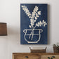 Vessel on Indigo II - Canvas Art Print