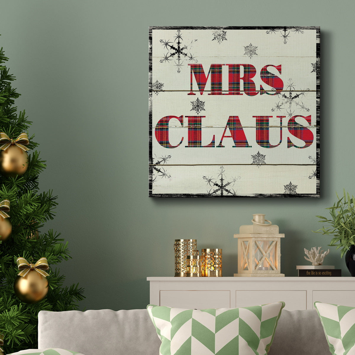 Mrs. Claus-Premium Gallery Wrapped Canvas - Ready to Hang