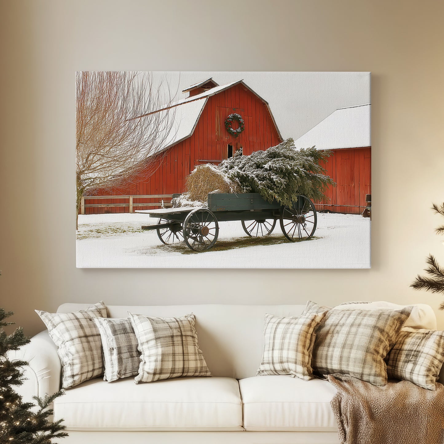 Golden Whisper of Midwinter - Canvas Art Print