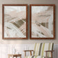 Earthtone Swipe I - Premium Framed Canvas 2 Piece Set - Ready to Hang