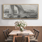 Richmond from the James - Floater Framed Canvas Print