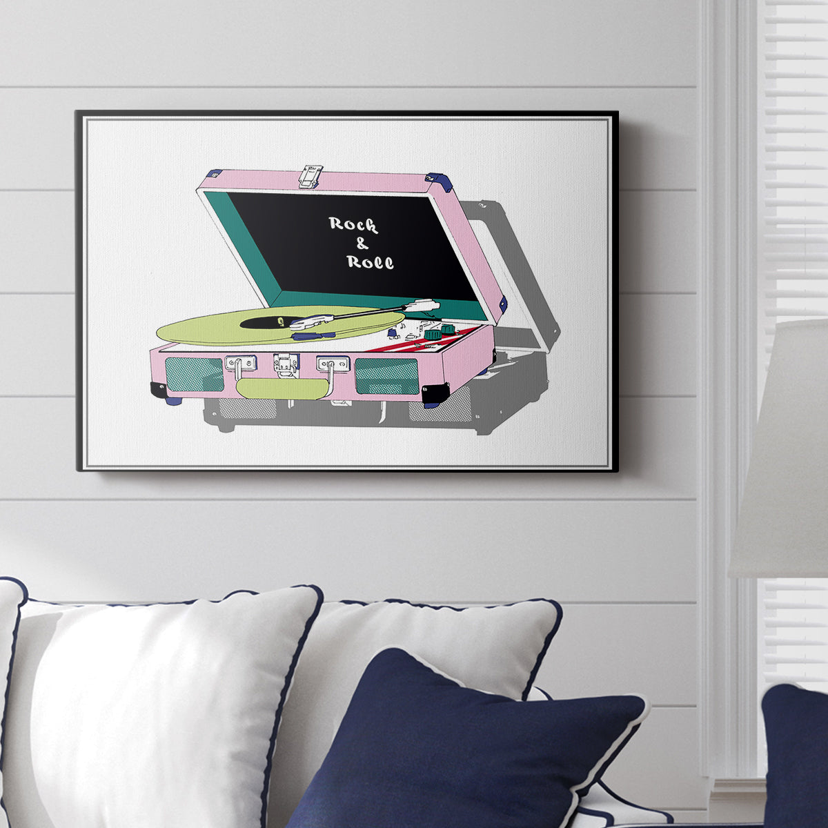Record Shop I - Canvas Art Print