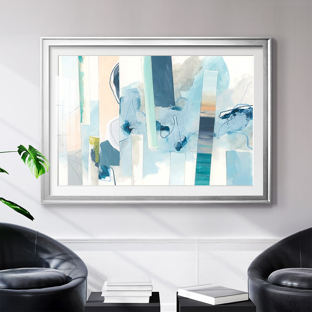 Liquid Strata II - Modern Framed Art Print