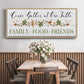 Feeding Friends I - Floater Framed Canvas Print