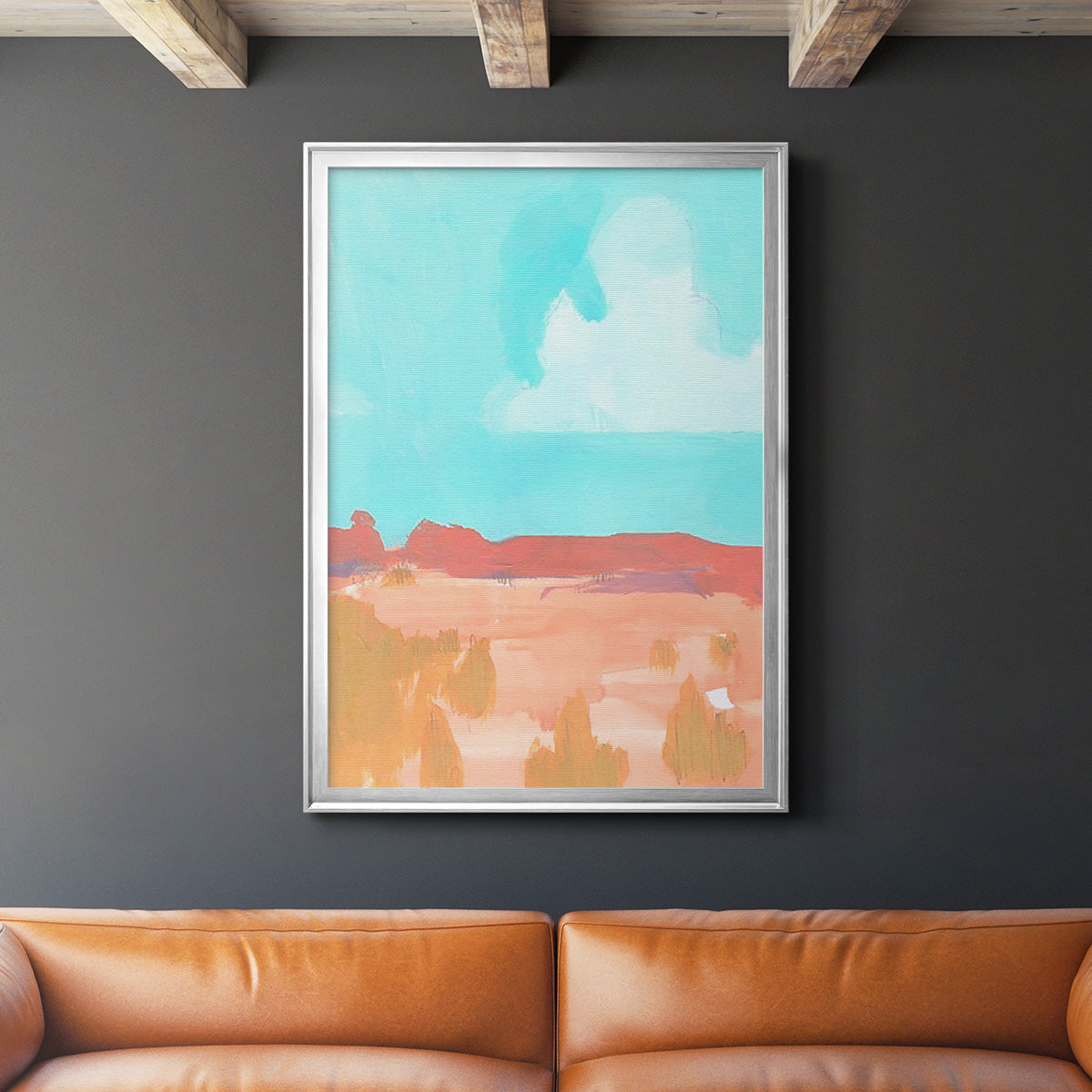 Wide Open Spaces I - Modern Framed Canvas Print