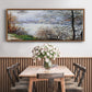 The Banks of the Seine, Ile de la Grande - Floater Framed Canvas Print