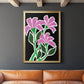 Pop Flowers V - Modern Framed Canvas Print