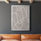 Fissures II - Modern Framed Canvas Print