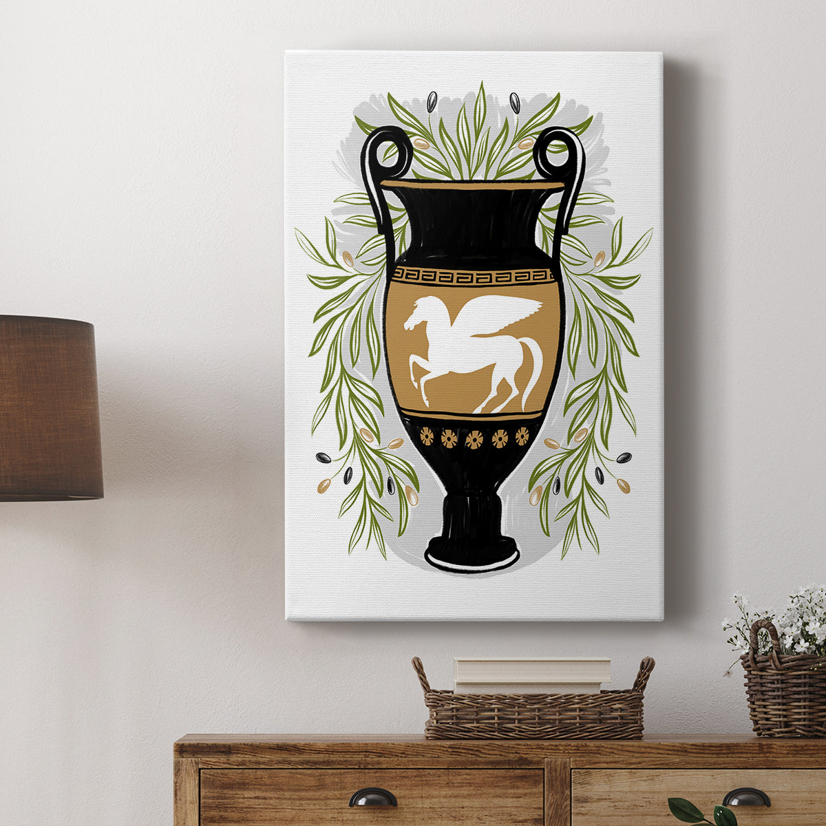 Greek Vases III - Canvas Art Print