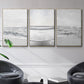 Gentle Tides I - Framed Premium Gallery Wrapped Canvas L Frame 3 Piece Set - Ready to Hang