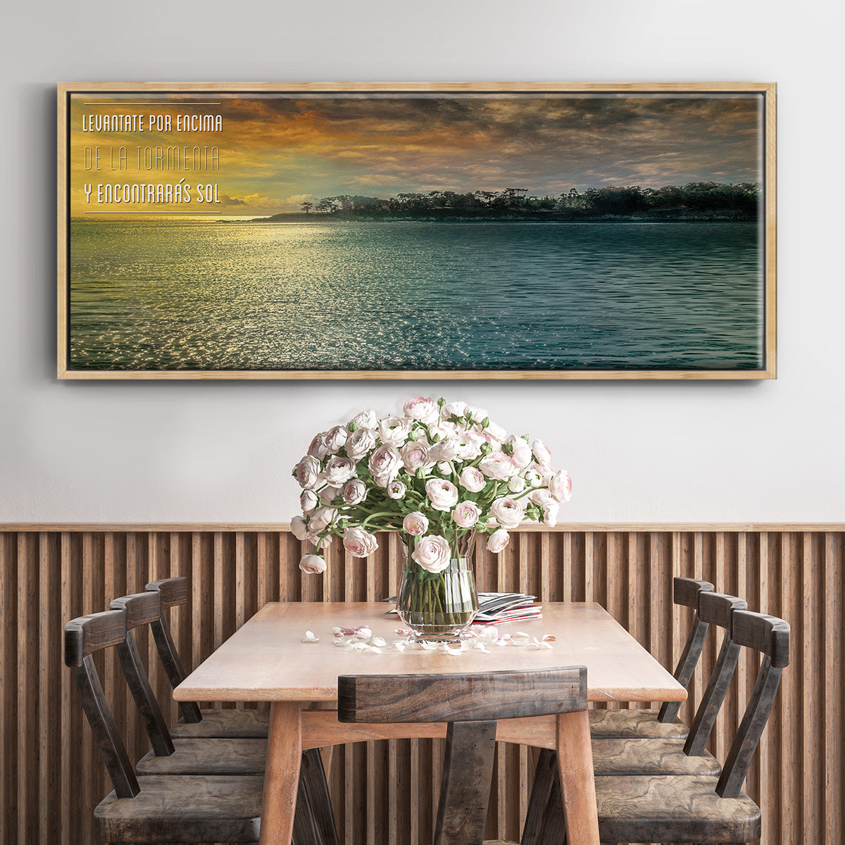 Encontraras - Floater Framed Canvas Print