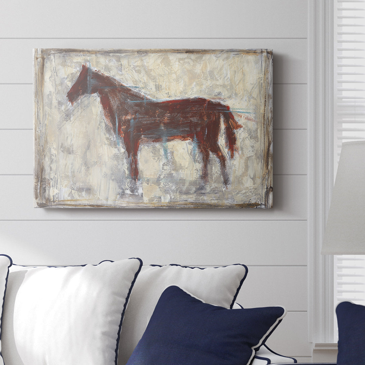 Iron Equine I - Canvas Art Print