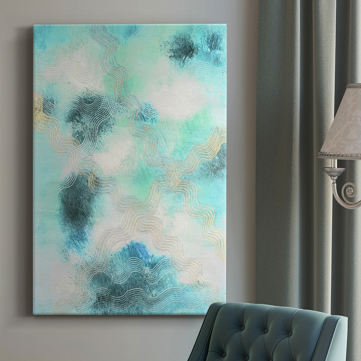 Blue Shift I Premium Gallery Wrapped Canvas - Ready to Hang