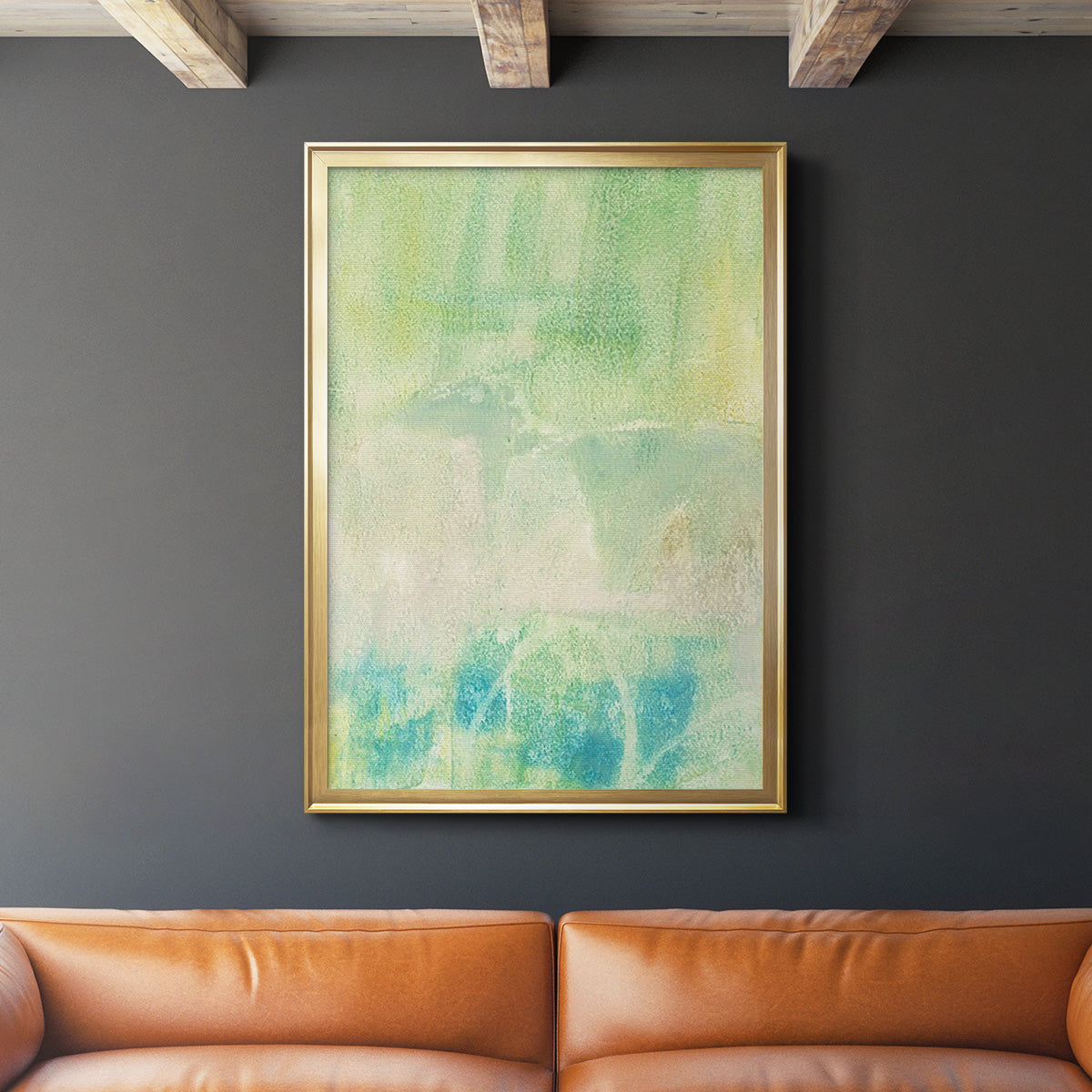 Serus I - Modern Framed Canvas Print
