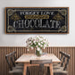 Chocolate - Floater Framed Canvas Print