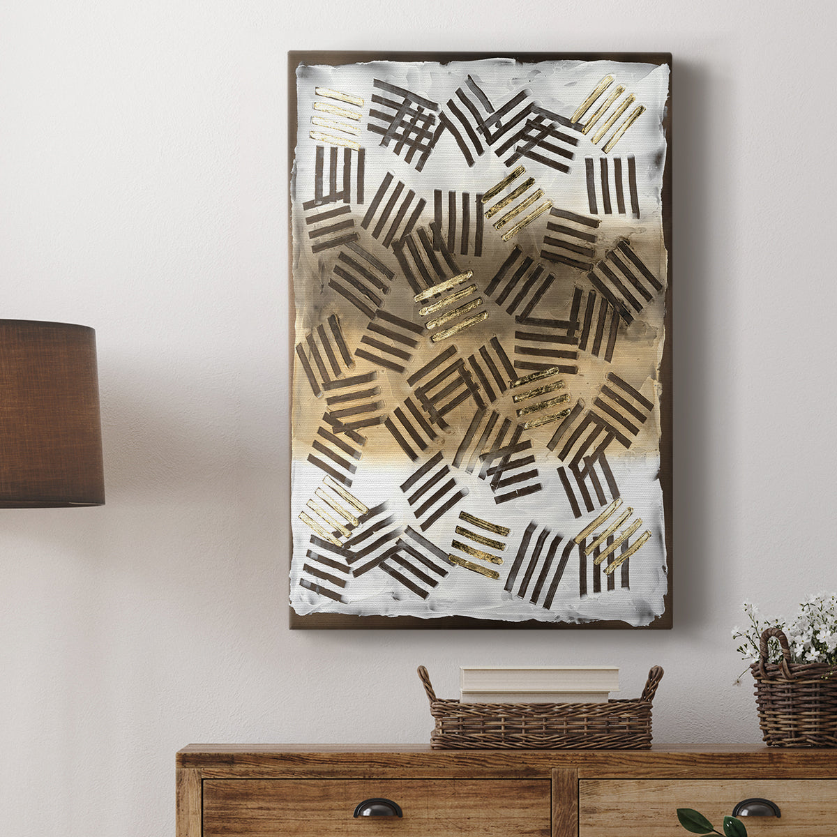 Raffia Palm II - Canvas Art Print