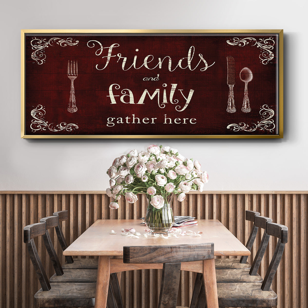 Friends and Family - Floater Framed Canvas Print
