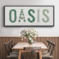 Oasis Cabana - Floater Framed Canvas Print