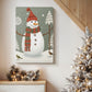 Frostlit Hearth Green - Canvas Art Print