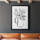 Sketchy Bouquet I - Modern Framed Canvas Print
