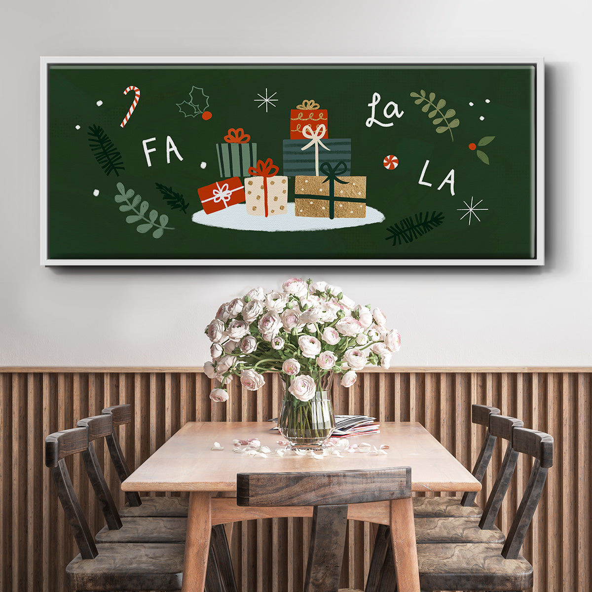Little St. Nick Collection D - Floater Framed Canvas Print