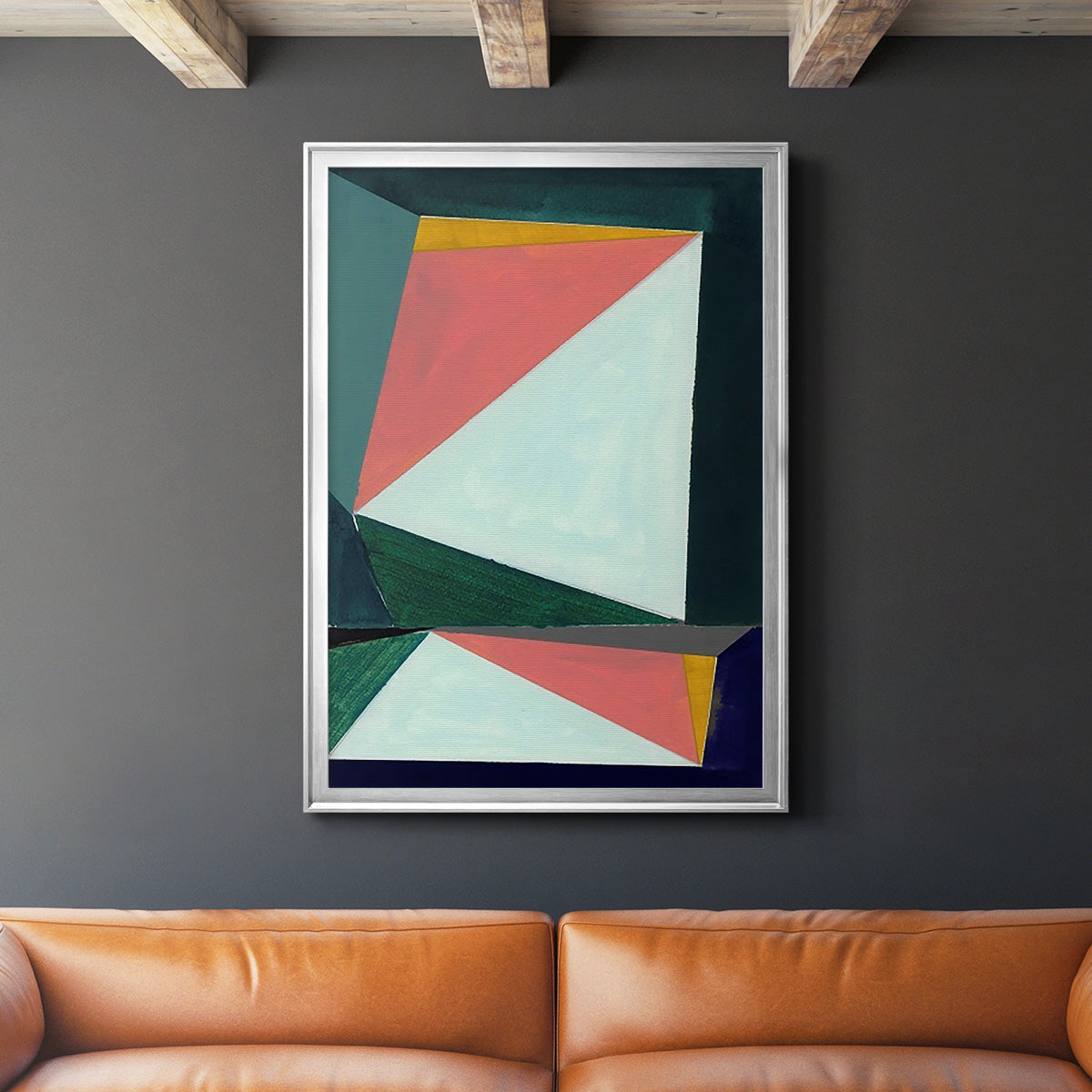 Chop I - Modern Framed Canvas Print