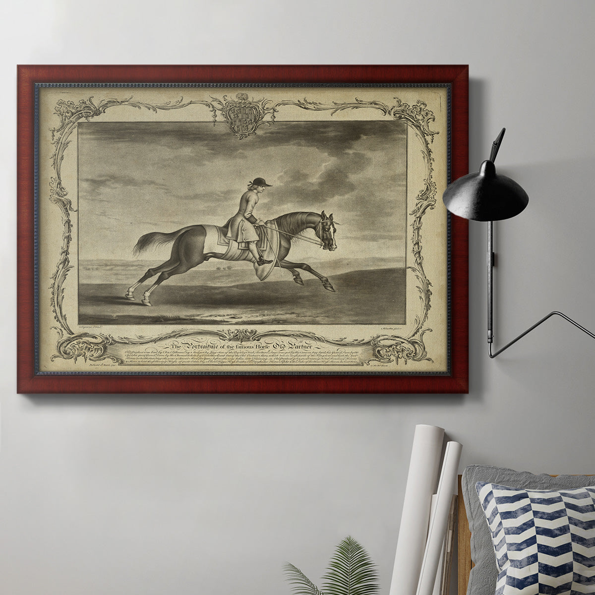 Distinguished Horses I Premium Framed Canvas- Ready to Hang