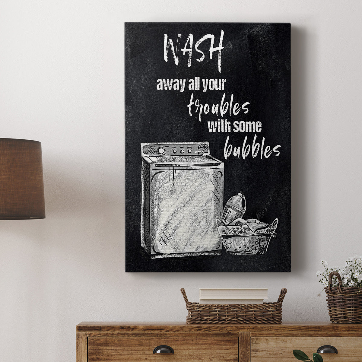 Wash Away Your Troubles - Canvas Art Print