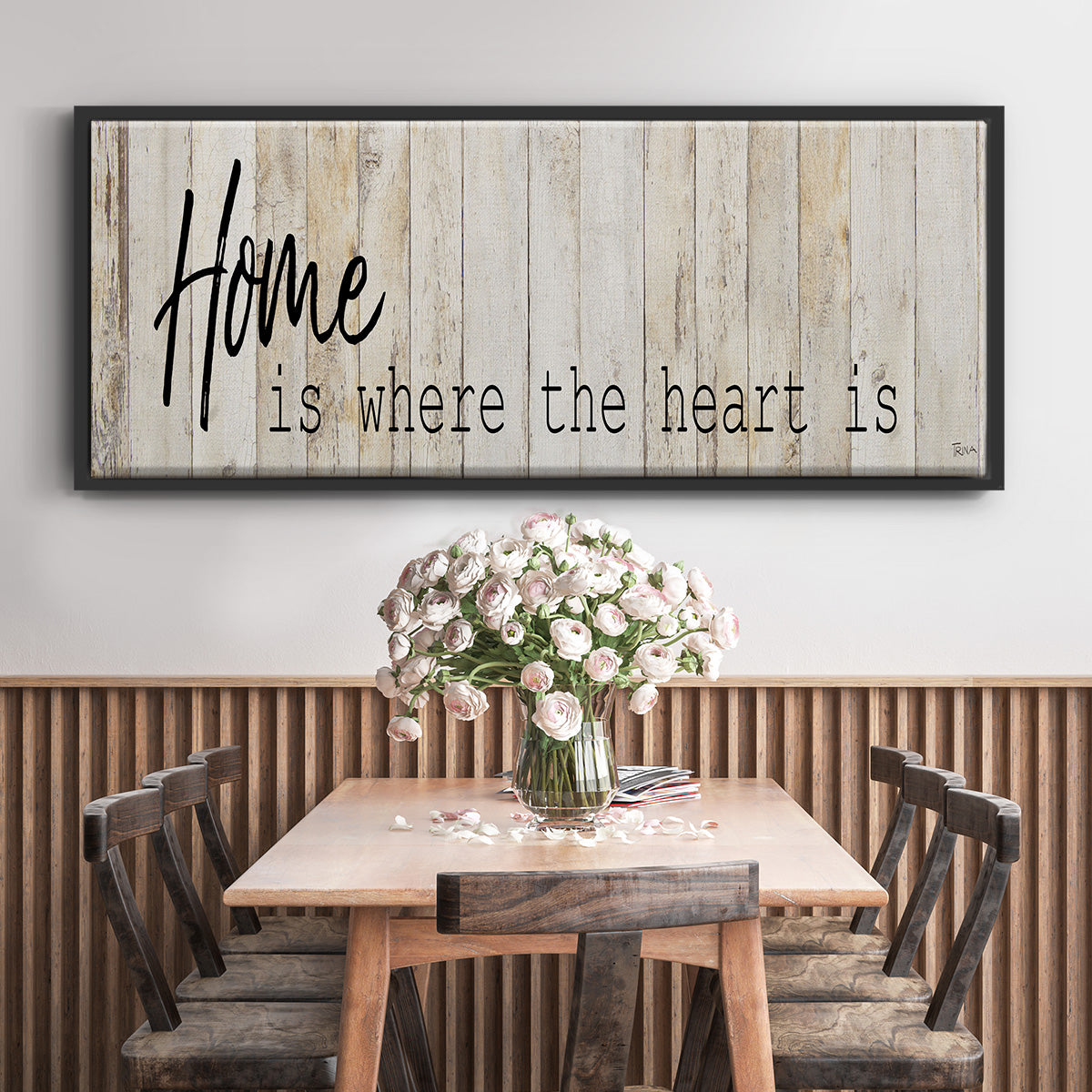 Home - Floater Framed Canvas Print
