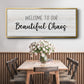 Beautiful Chaos - Floater Framed Canvas Print
