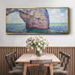 The Manneport at High Tide, 1885 - Floater Framed Canvas Print