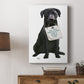 Love and Black Labrador - Canvas Art Print