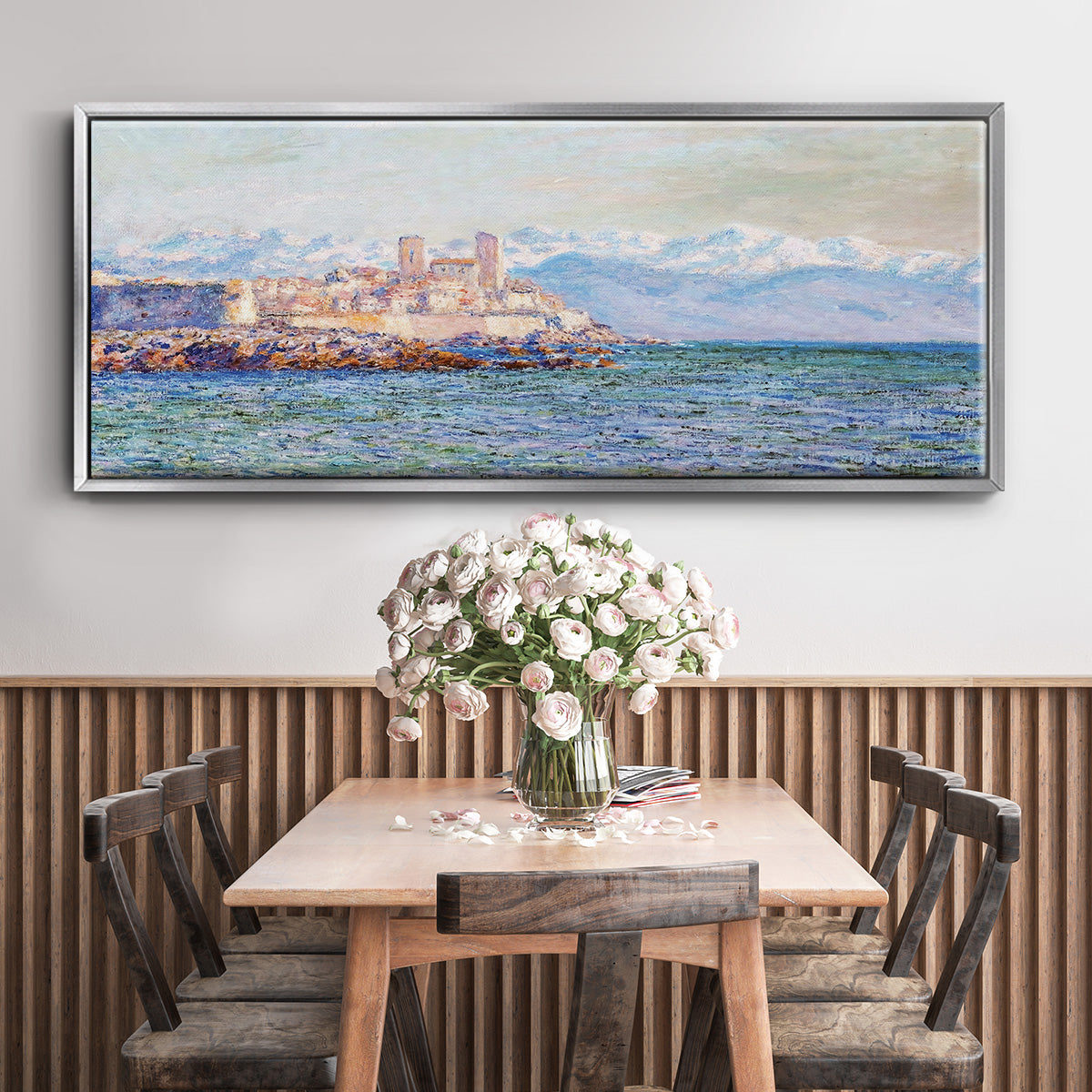 The Old Fort at Antibes, 1888 - Floater Framed Canvas Print