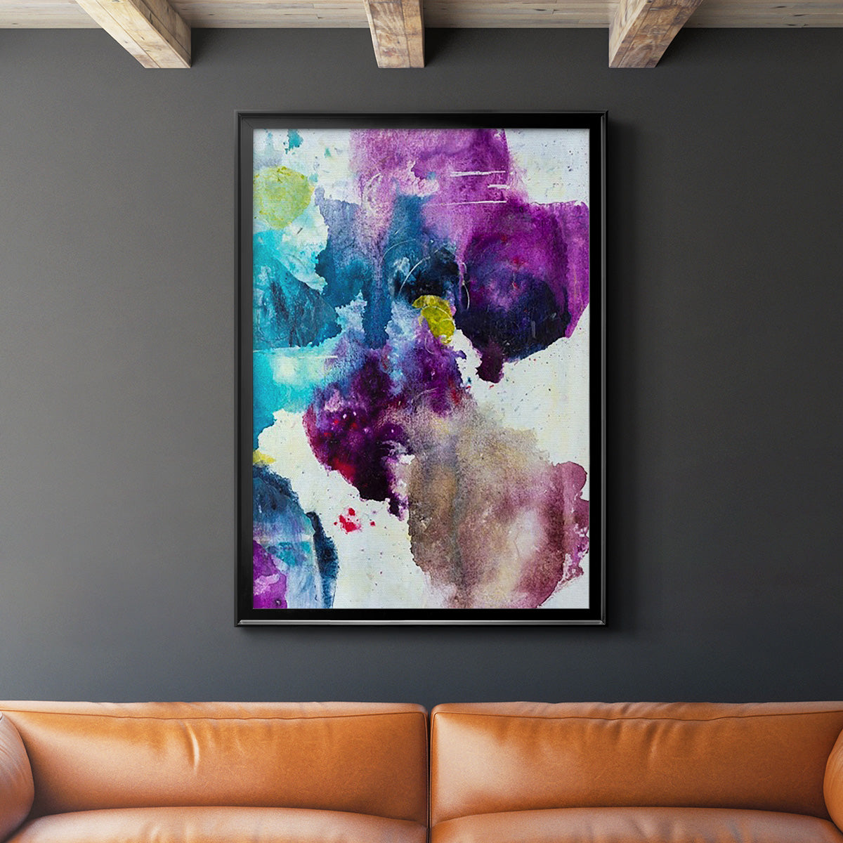 Dreaming II - Modern Framed Canvas Print