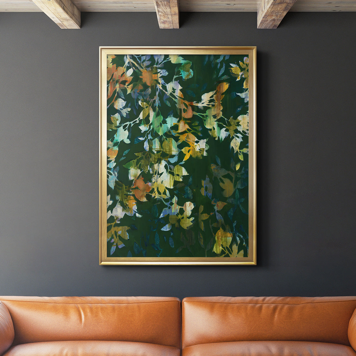 Whirlwind II - Modern Framed Canvas Print