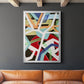 Magnetic Color II - Modern Framed Canvas Print