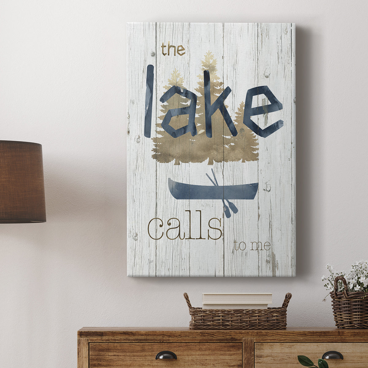 Lake Calls Me - Canvas Art Print