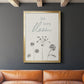 Let Love Bloom - Modern Framed Canvas Print