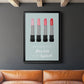 Flawless Lipstick - Modern Framed Canvas Print