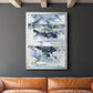 Blue Memories II - Modern Framed Canvas Print