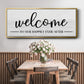 Welcome Ever After - Floater Framed Canvas Print