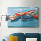 Primary Boats I - Canvas Art Print