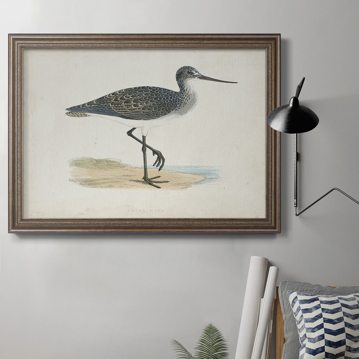 Morris Sandpipers III Premium Framed Canvas- Ready to Hang