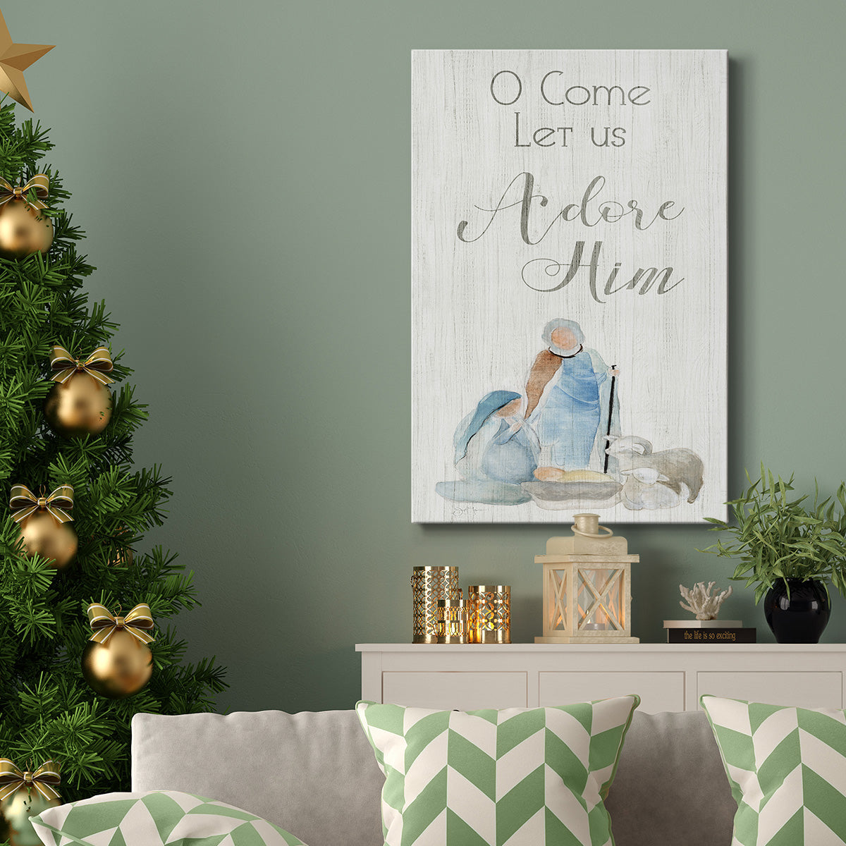 Adore Him - Gallery Wrapped Canvas