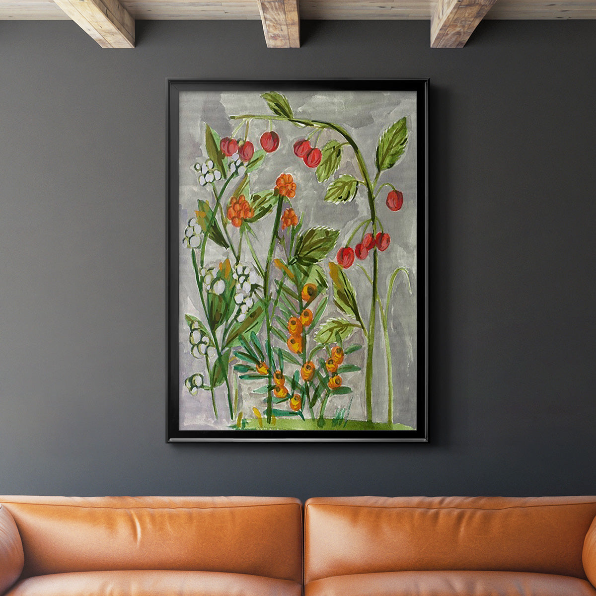 Dear Nature I - Modern Framed Canvas Print