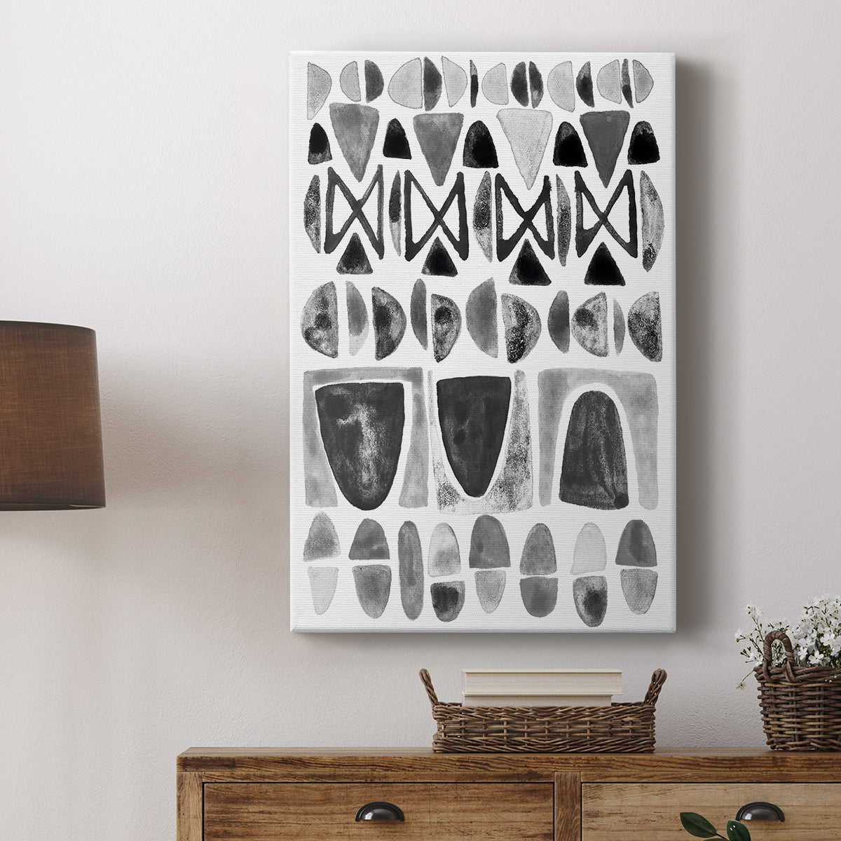 Grey Arches II - Canvas Art Print